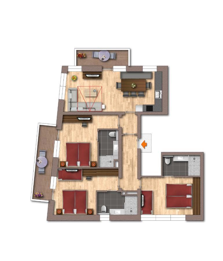 Alma Appartements Mayrhofen Ngoại thất bức ảnh