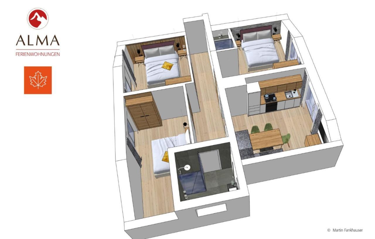 Alma Appartements Mayrhofen Ngoại thất bức ảnh