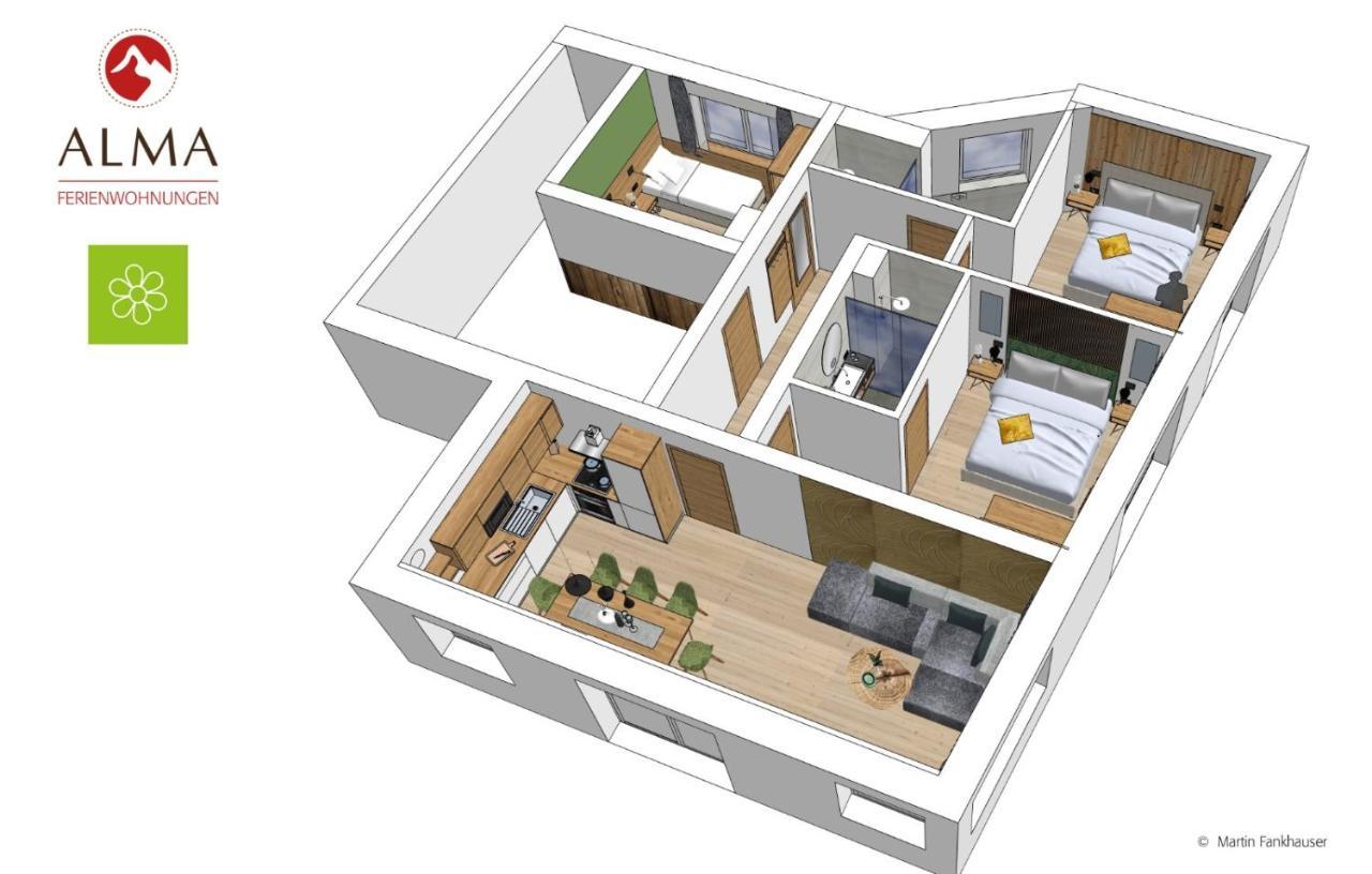 Alma Appartements Mayrhofen Ngoại thất bức ảnh
