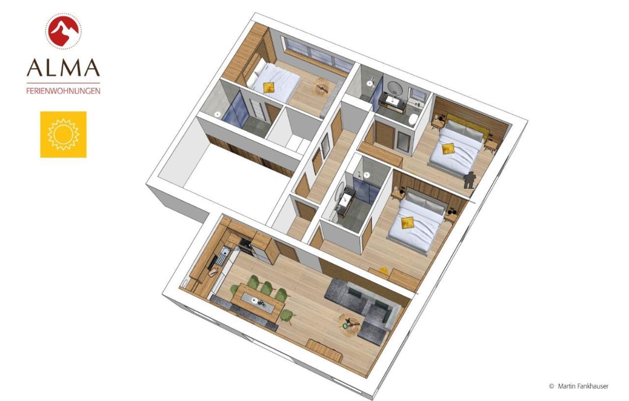 Alma Appartements Mayrhofen Ngoại thất bức ảnh